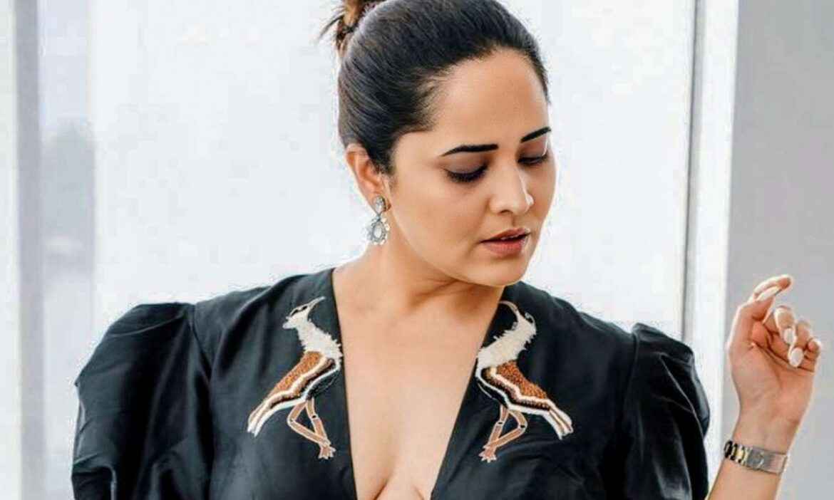 Anasuya in Black